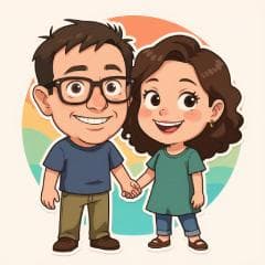 Couple sticker